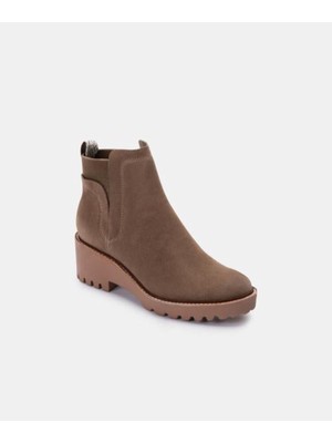 

DOLCE VITA Женские коричневые ботильоны из змеиной кожи на платформе 1 дюйм Huey Toe Block Heel 6,5, Коричневый, HUEY