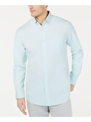 

CLUBROOM Мужская рубашка с бирюзовым воротником, Turquoise, 27104CRLSW