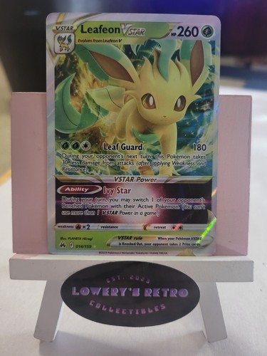 ポケモン - Leafeon 英語版　正規品 Leafeon VSTAR #014/159 - Crown Zenith - Ultra Rare Holo