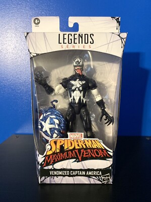 Marvel Legends Maximum Venom Venomized Captain America 6  Action Figure Figure