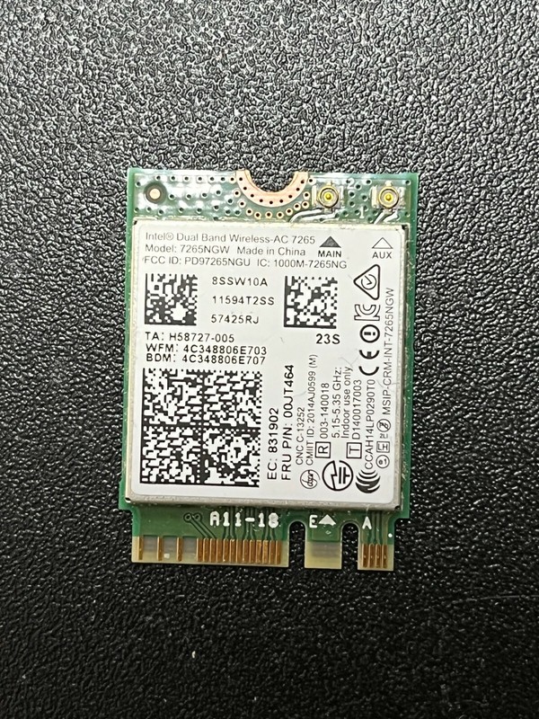 Intel wireless ac 7265