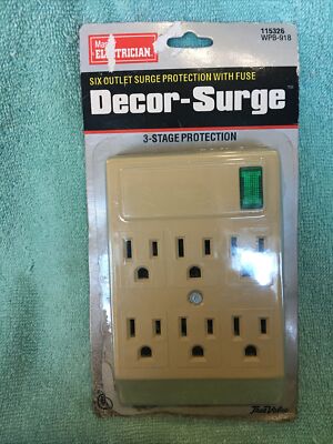 True Value Six Outlet Surge Protection With Fuse Brand New