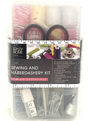 Easy Home Sewing & Haberdashery Travel Kit New