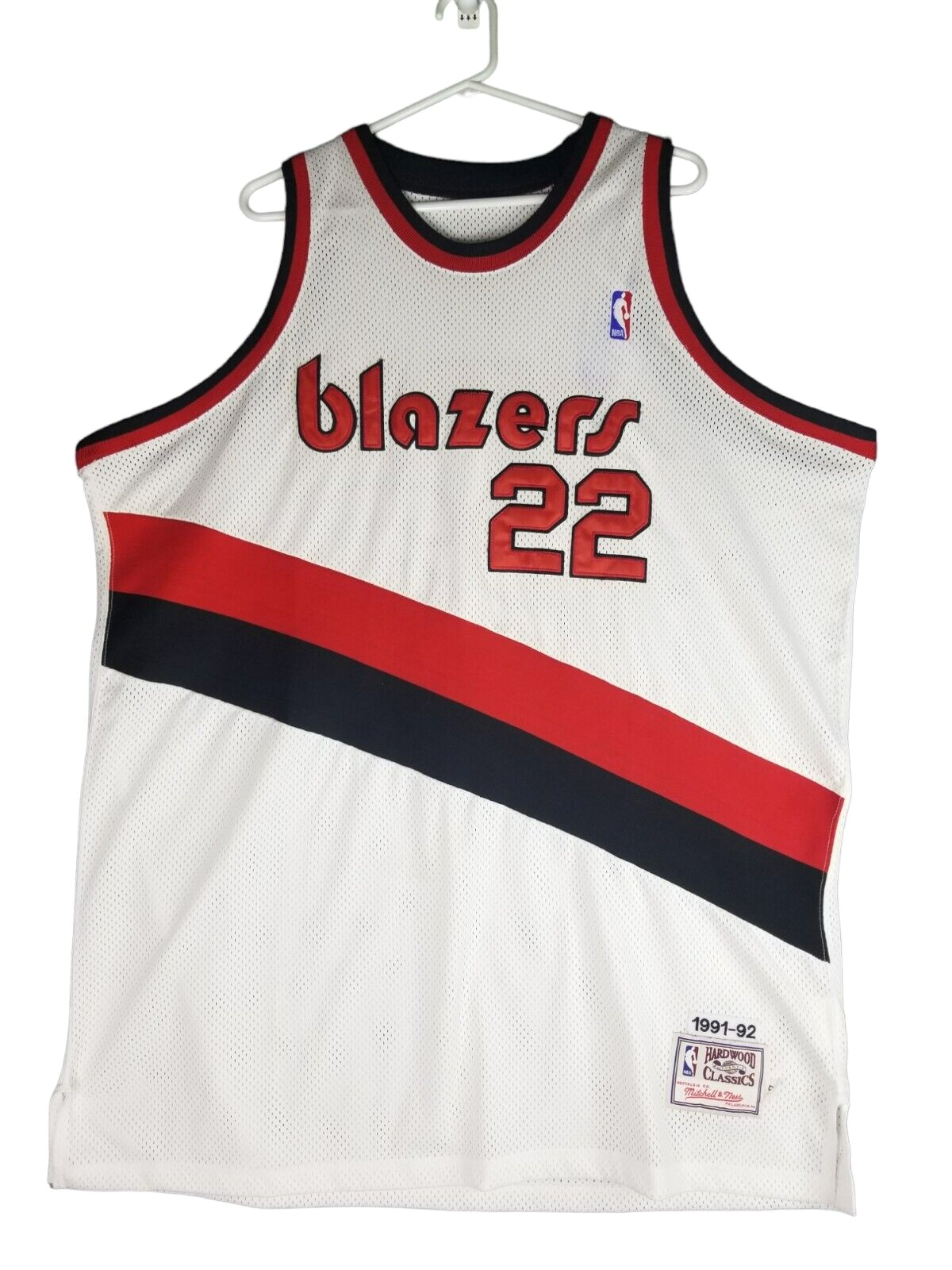 貴重MITCHELL&NESS BLAZERS Drexler 22 91-92 91-92 Clyde Drexler #22 Trail Blazers Mens Mitchell & Ness