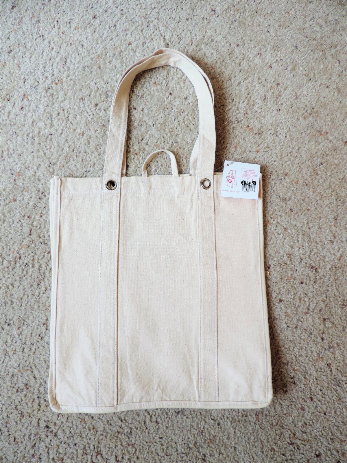 3 PCS Target Reusable Canvas Bags