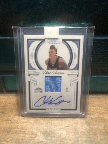 NBAカード　Chris Andersen nationaltreasures 2015-16 Panini National Treasures - Nba Material Chris