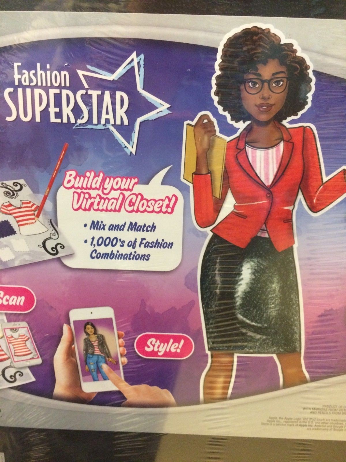 Crayola Fashion Superstar Drawing Kit NEW
