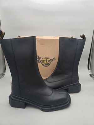 Dr. Martens Maybole Hi Chelsea Boot Black Women’s UK 9 Shoes Square toe Patent