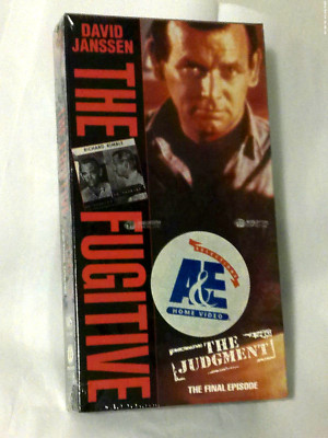 THE FUGITIVE  DAVID JANSSEN  THE JUDGEMENT  THE  FINAL EPISODE  VHS  NEW SEALED