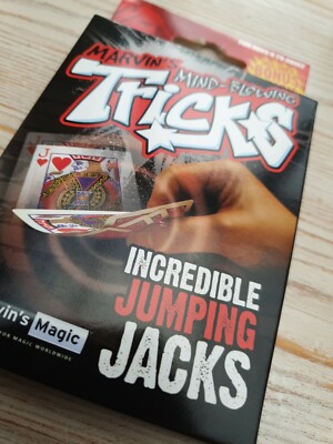 Marvin's Mind Blowing Tricks Incredible Jumping Jacks Magic Playing Cards | BNIB