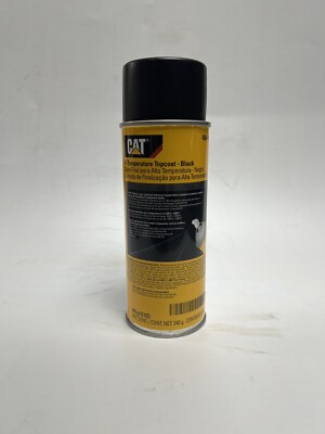 Genuine Caterpillar Hi Temp Black Paint 12 oz Spray Paint Can