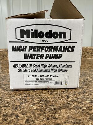 Milodon 16281 Water Pump