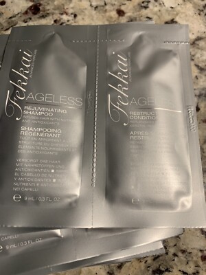 50 Fekkai Packets Samples Ageless Rejuvenating Shampoo+ Conditioner New