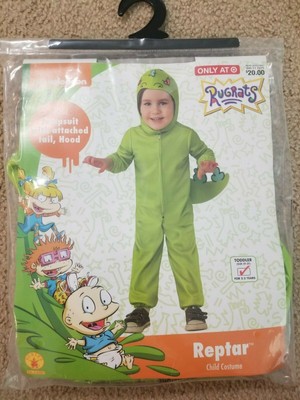 RUGRATS Nickelodeon Reptar Child Costume Size 2T 3T Brand New Halloween Costume