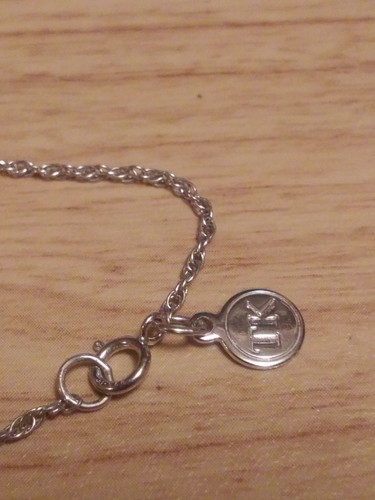 ASHTON DRAKE BEACON OF HOPE LIGHTHOUSE 5 HAND-SET DIAMONDS STERLING SILVER 925