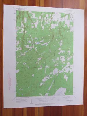 Foxboro Wisconsin 1960 Original Vintage USGS Topo Map