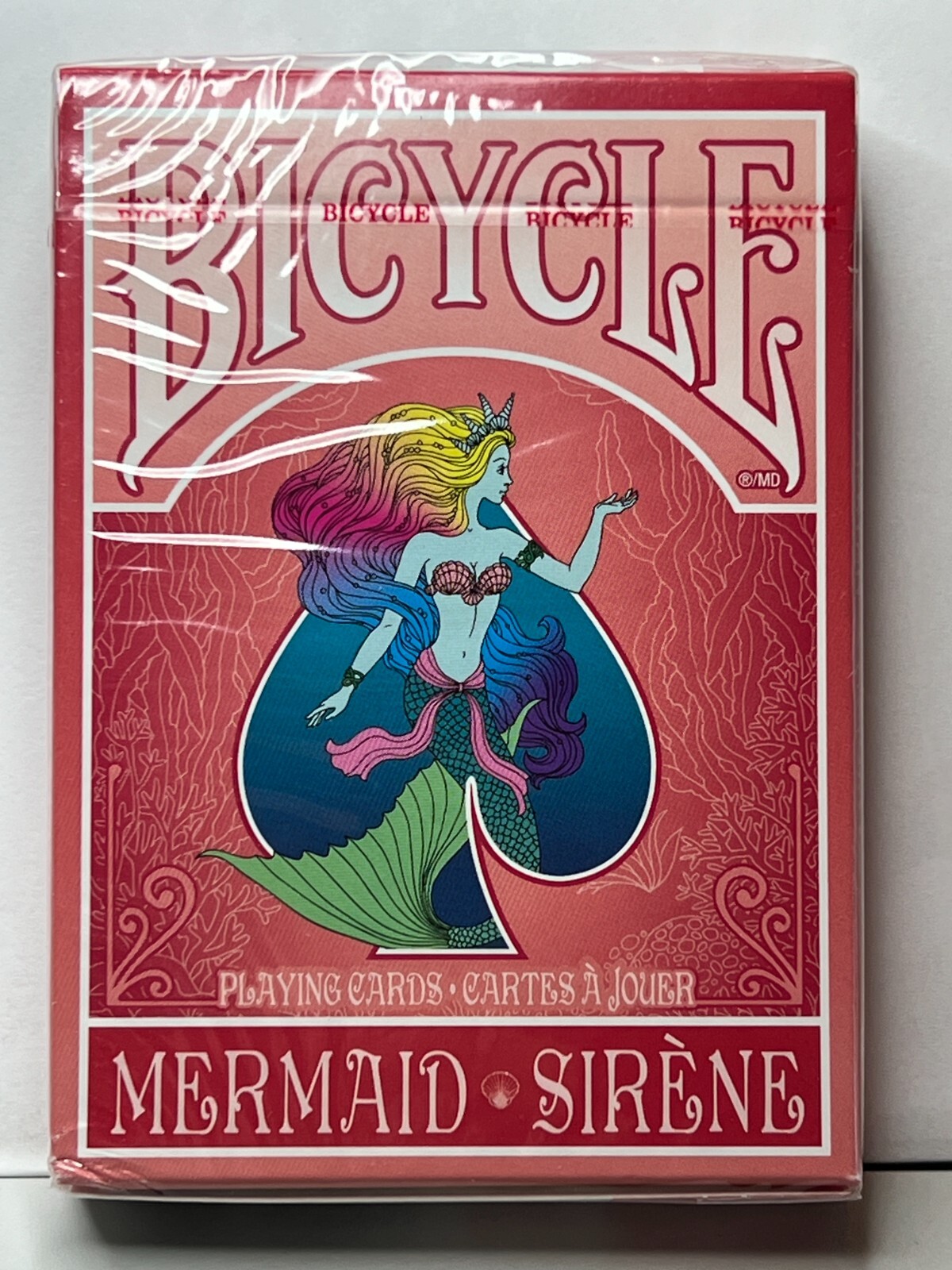 Mermaid (Pink) [Bicycle] - Playing Cards -