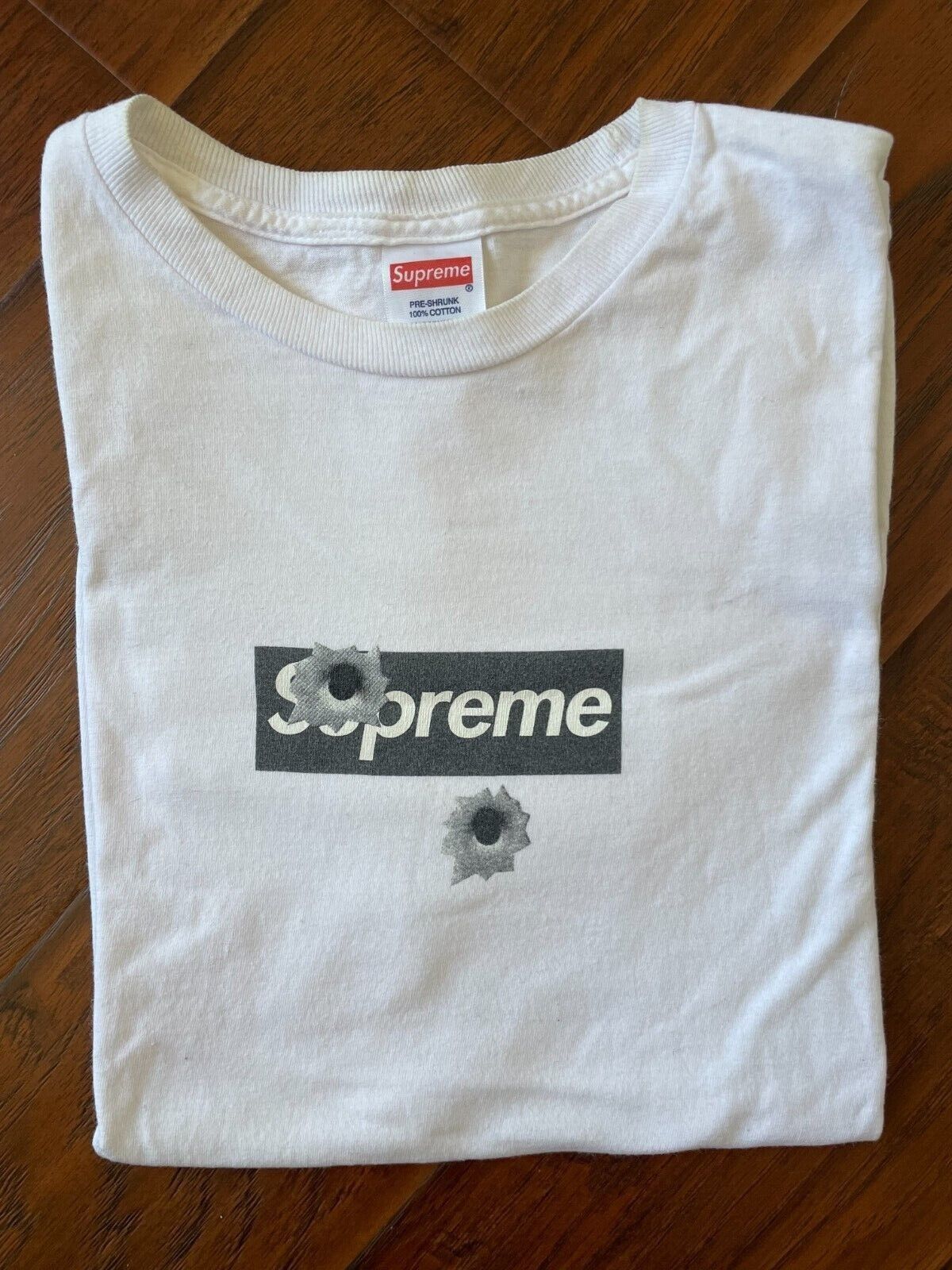 Supreme Shibuya Box Logo T-Shirt Bullet Nate Lowman Medium Supreme Shibuya Box Logo T-Shirt Bullet Nate Lowman Medium