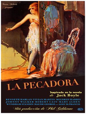 2380.La Pecadora vintage spanish Poster.Room Home Interior design wall art
