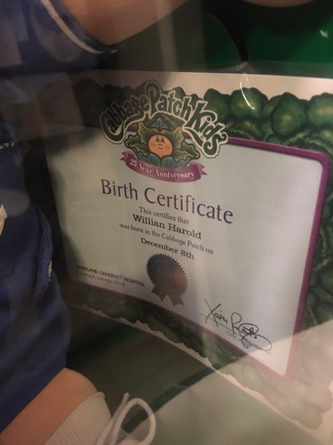 Limited Edition 25th Anniversary Cabbage Patch Doll NIB Never Opened