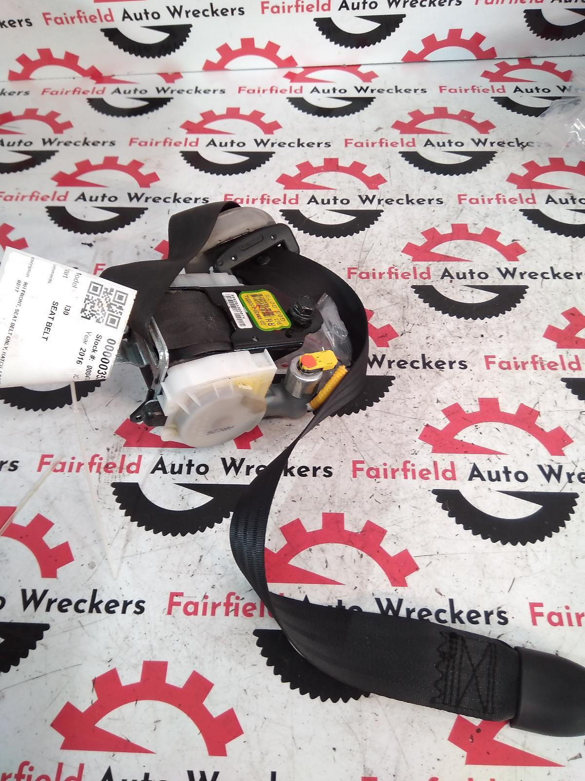 HYUNDAI I30 GD 03/2012-02/2017 SEAT BELT ONLY RIGHT FRONT 5DR HATCHBACK