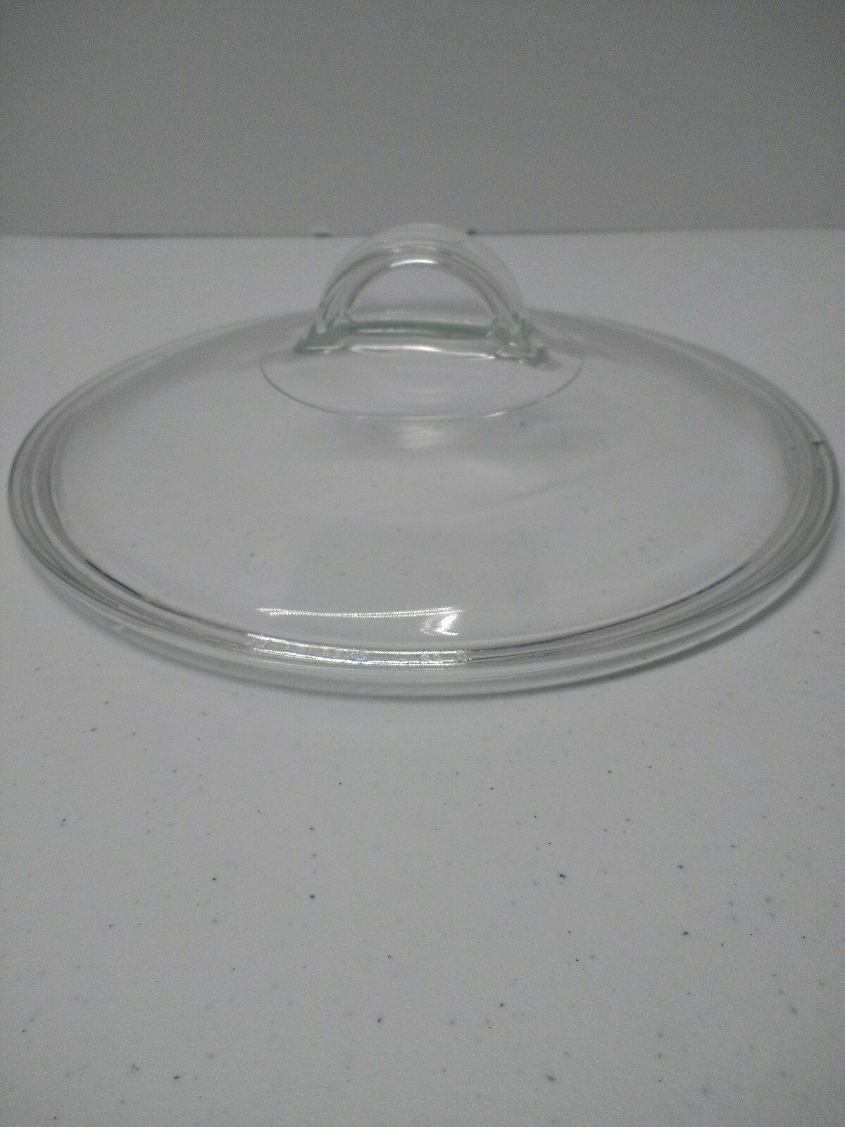 Pyrex L 22 C replacement lid round molded handle clear glass 9 inches circle