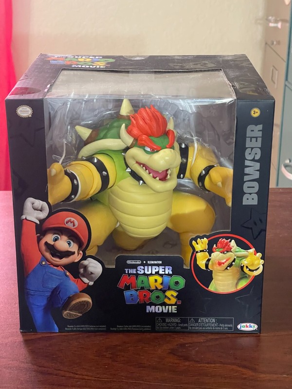 Jakks Pacific Super Mario Bros Movie Bowser 7" Figure with