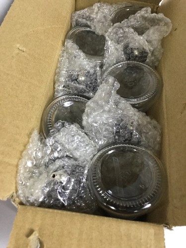 10 Glass 2.7oz 80cc Airbrush Bottles Jars Lid Adapter Dual-Action Siphon Feed
