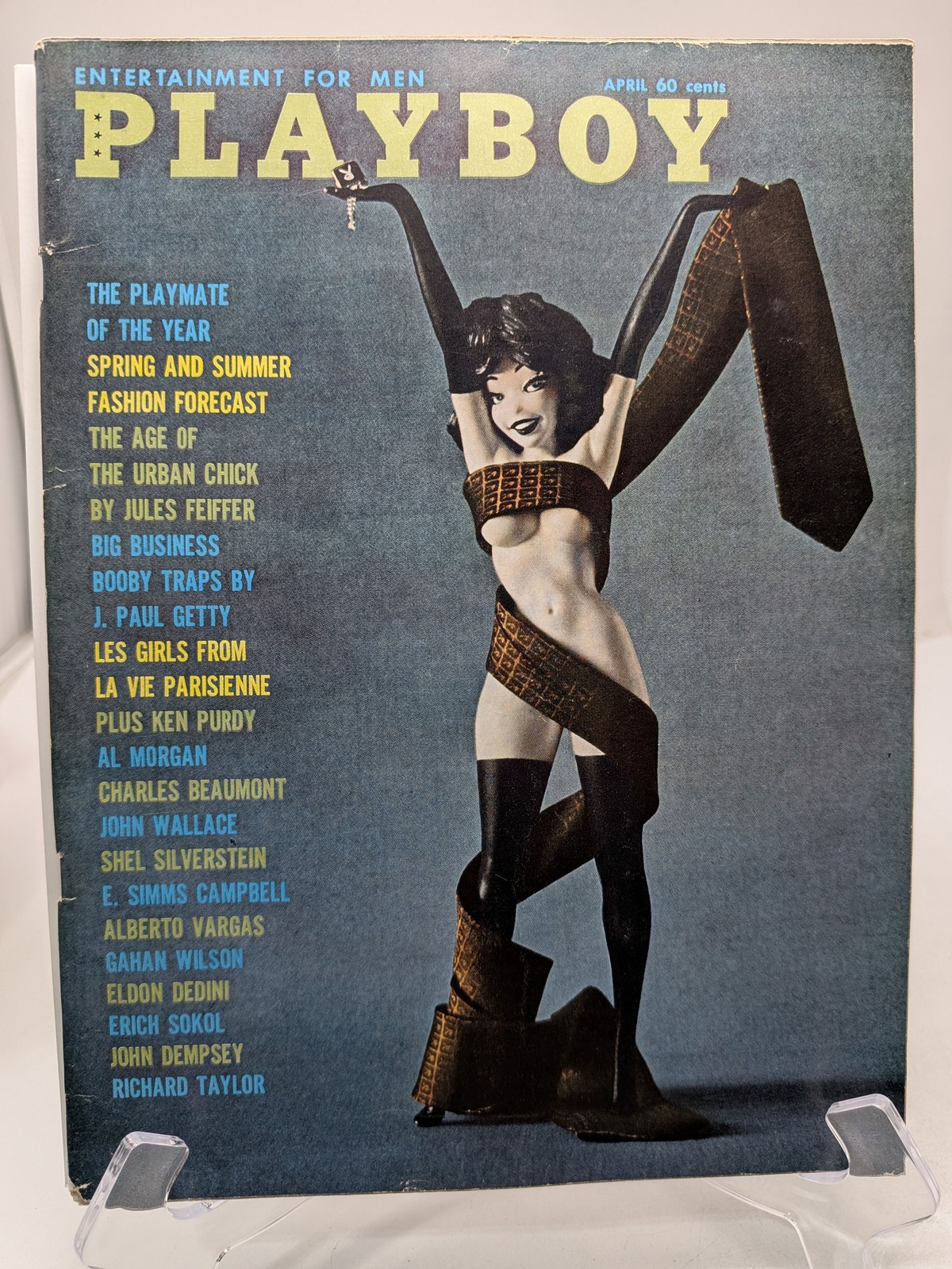 Playboy Magazine April 1961 🔥 PM Nancy Nielsen 🔥 Linda Gamble 🔥 Femlin 🔥 C