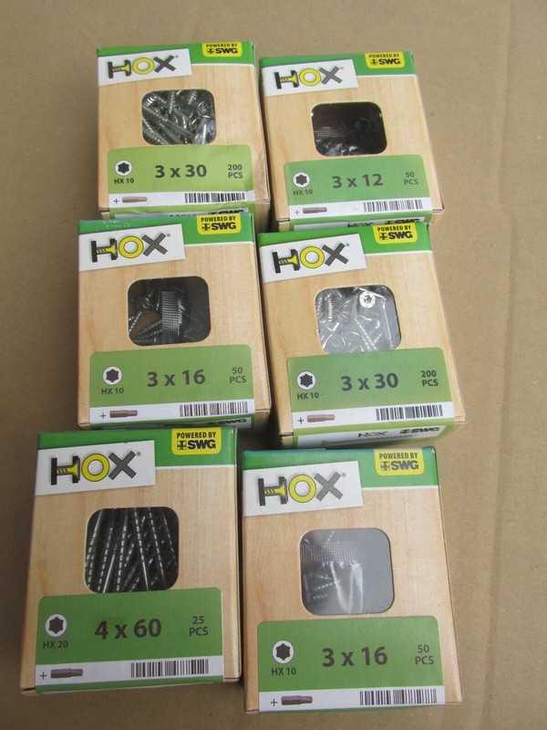 6 Packungen Holzschrauben Inkl. 6 Bit / Marken Aktion H2reg2k10