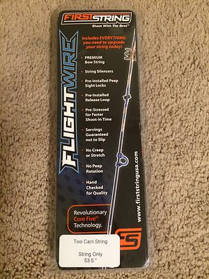 FirstString Flightwire Premium Bow Strings Two Cam String Only 53.5''