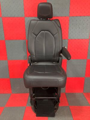 2018-21 Chrysler Pacifica 2nd Second LH Driver Captain Seat Leather Black-ELX5