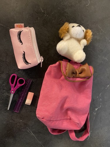 Case Bag Backpack Scissors Eraser