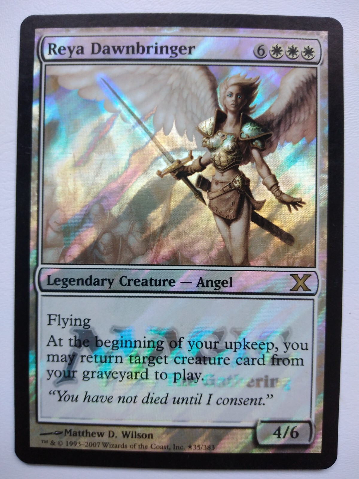 MTG REYA DAWNBRINGER FOIL ENG 10thEdition Release Promo MTG REYA DAWNBRINGER FOIL ENG 10thEdition Release Promo