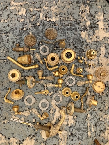 Lot Gold Crystal Bathroom Sherle Wagner Phylrich Part Faucet Robe Hooks Artistic