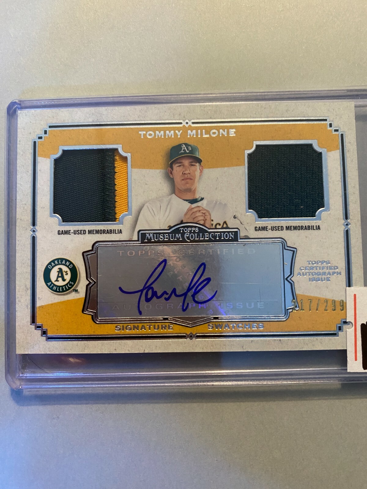 tomoページ A11,703 - 2013 Topps Museum Collection Dual Jersey Tommy