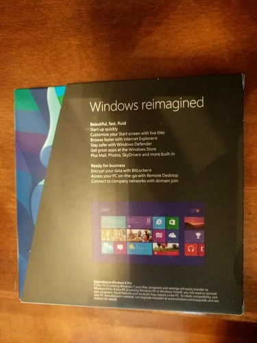 Microsoft  Windows 8 Pro Upgrade Factory Sealed Retail Genuine