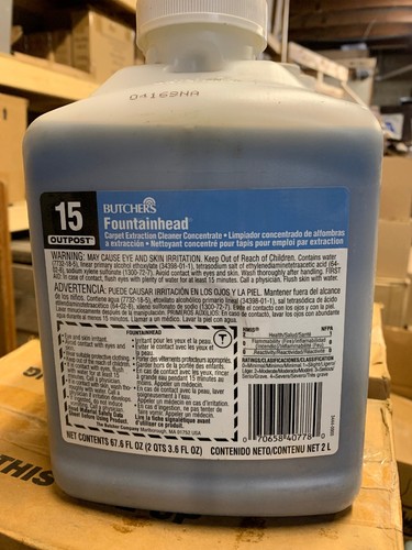 Butchers Fountainhead Carpet Extraction Cleaner Concentrate  #15 Outpost (A17)
