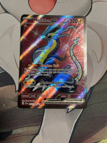 Miraidon EX Full Art Scarlet and Violet Pokémon TCG 227/198 Secret