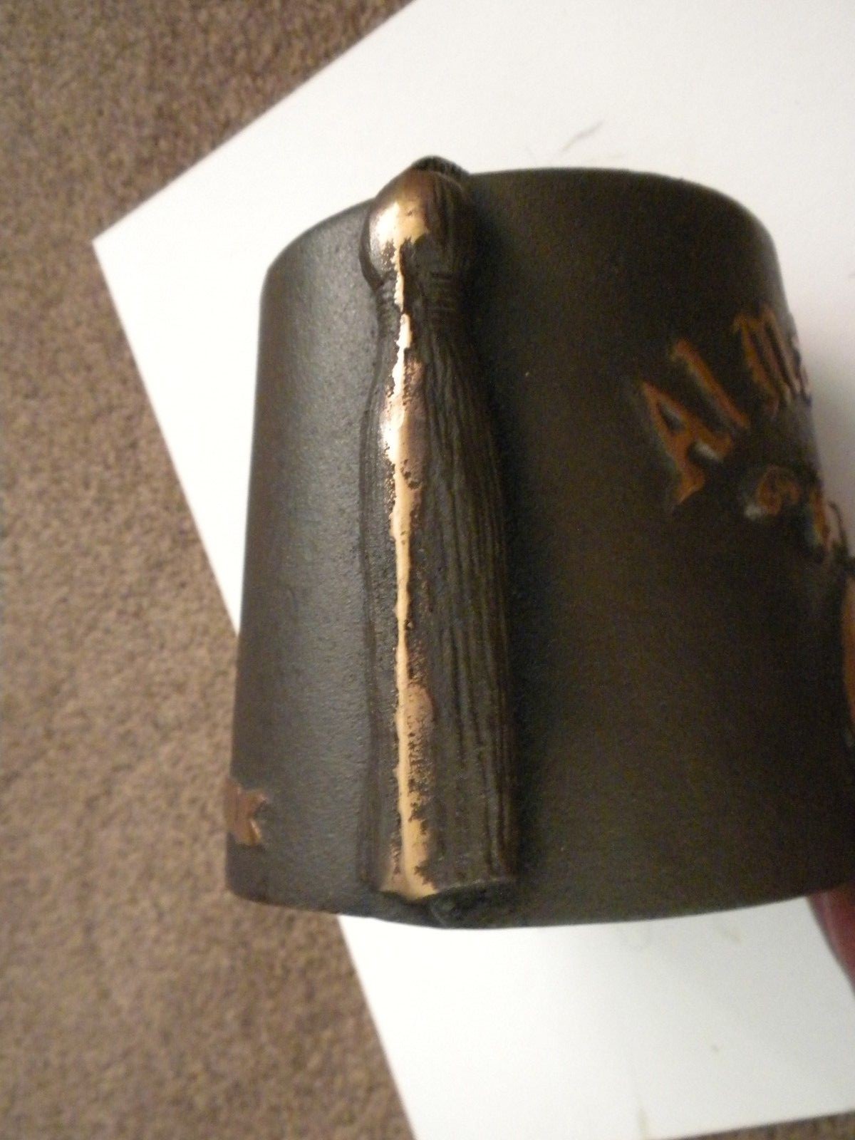 Masonic, Shrine, Shriner Al Malaikah Brass Bell, 1960 