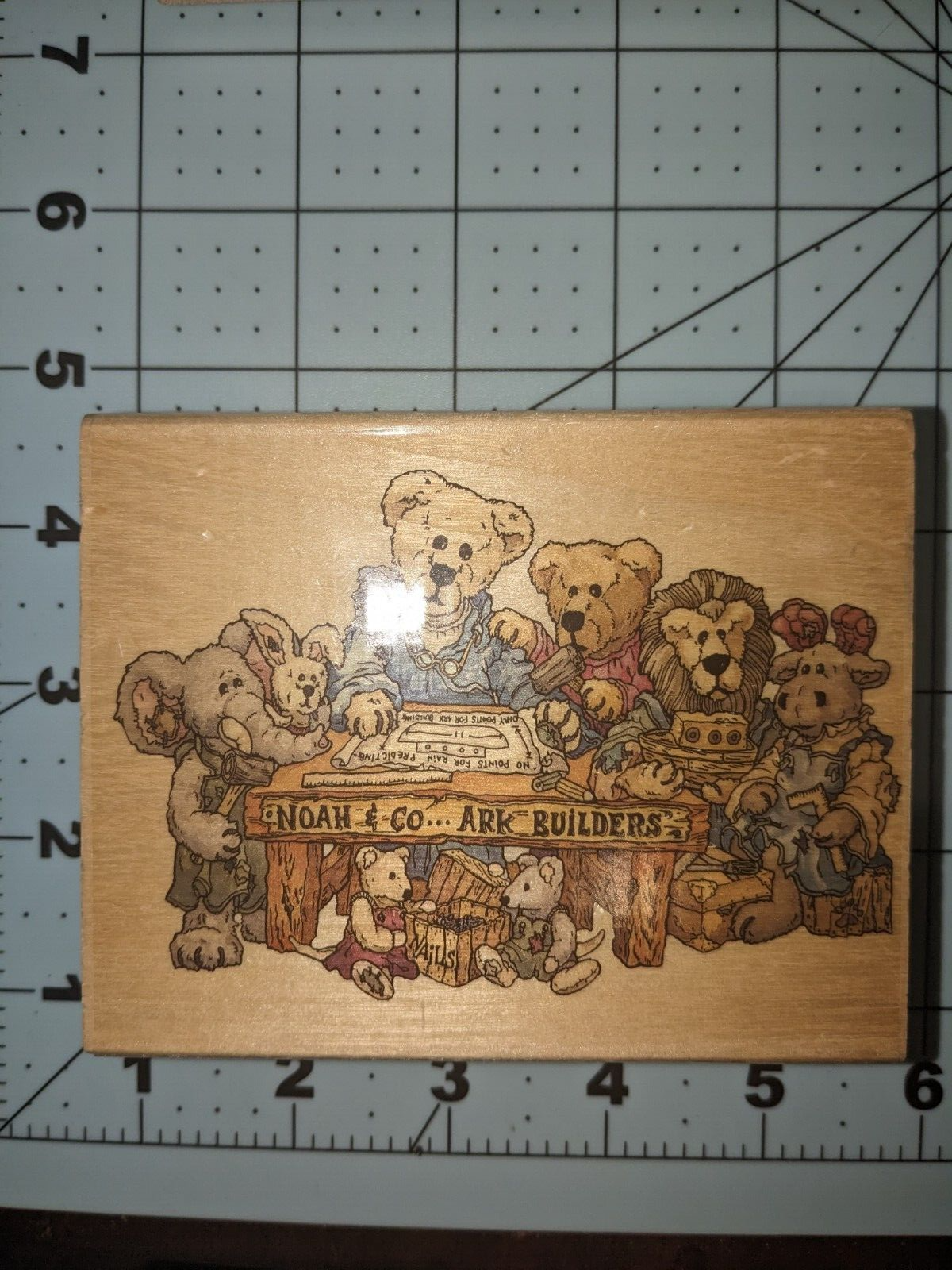 Uptown Rubber Boyds Bear Collection L21131 Noah and Company...Ark Builders 1445
