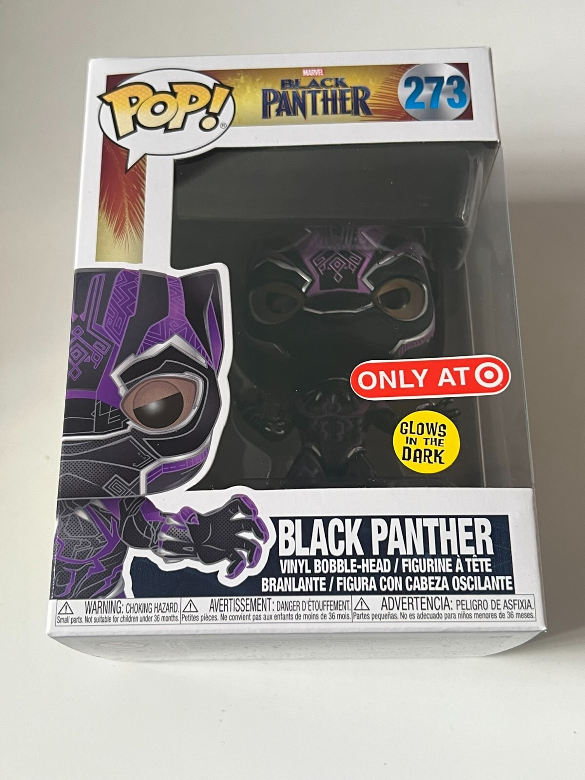 けちょぶー Funko Pop! Marvel Black Panther #273 (Glow) (Target Exc