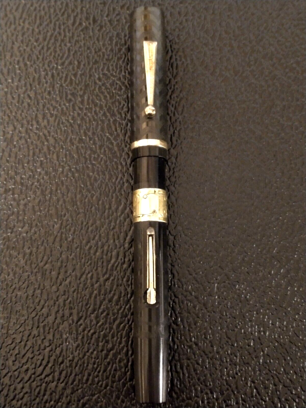 Waterman Serenite Fountain Pen - Black w Sterling Band