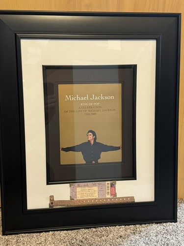Michael Jackson Memorial Service Program Ticket & Wristband Unused