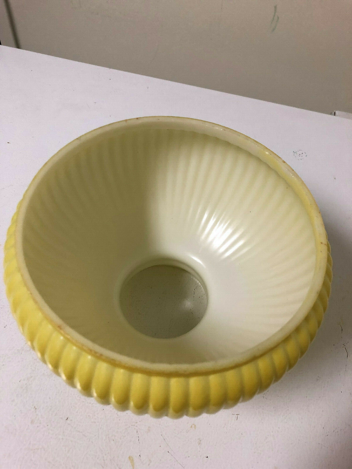 Yellow Glass Lamp Shade