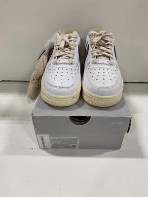 WMNS NIKE AIR FORCE 1 07 LX ''COCONUT'' WHITE-ARCHAEO BROWN