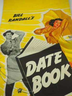 Bill Randall's 1954 Date Book Pin-Up Calendar Complete Chromatic Paint Co. Ill