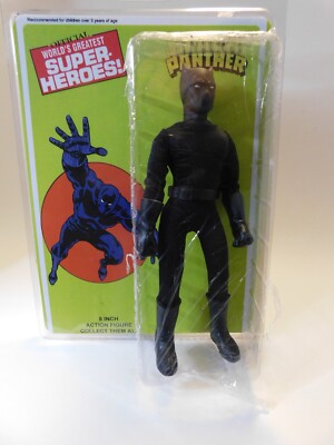 Mego 8'' Action Figure Custom Marvel Comics Black Panther Resealable Clamshell