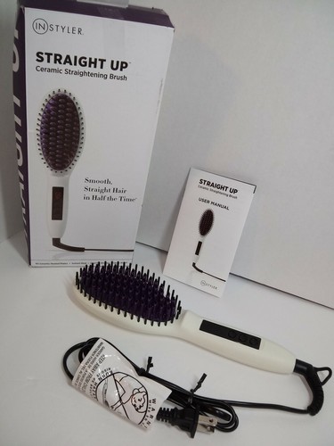InStyler Straight Up Ceramic Hair Straightening Brush