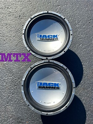 MTX JackHammer JH4512-04 12'' 4-ohm Subwoofers